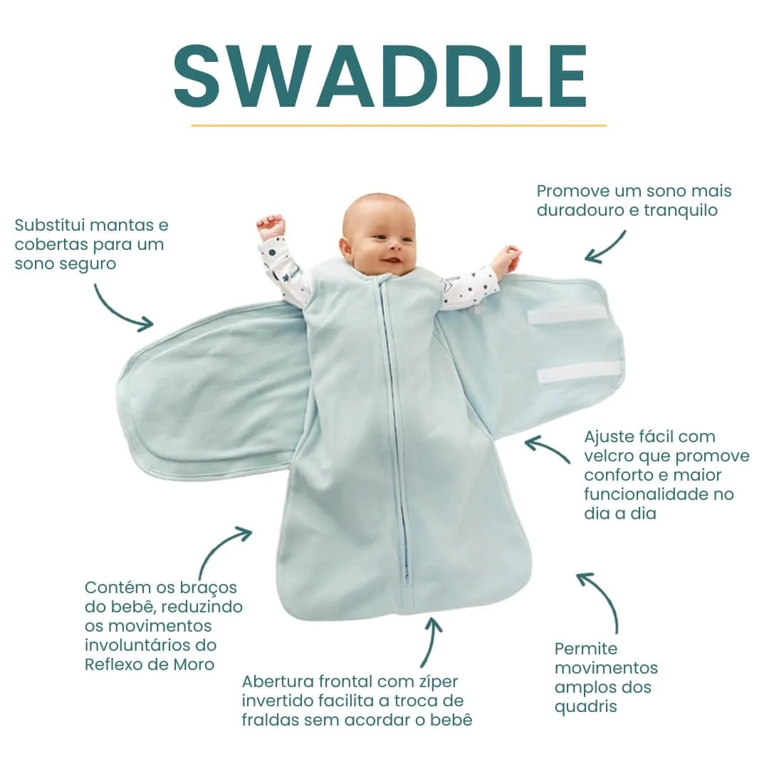 Saco De Dormir Swaddle Em Algodao Egipcio Rosa Primavera Verao